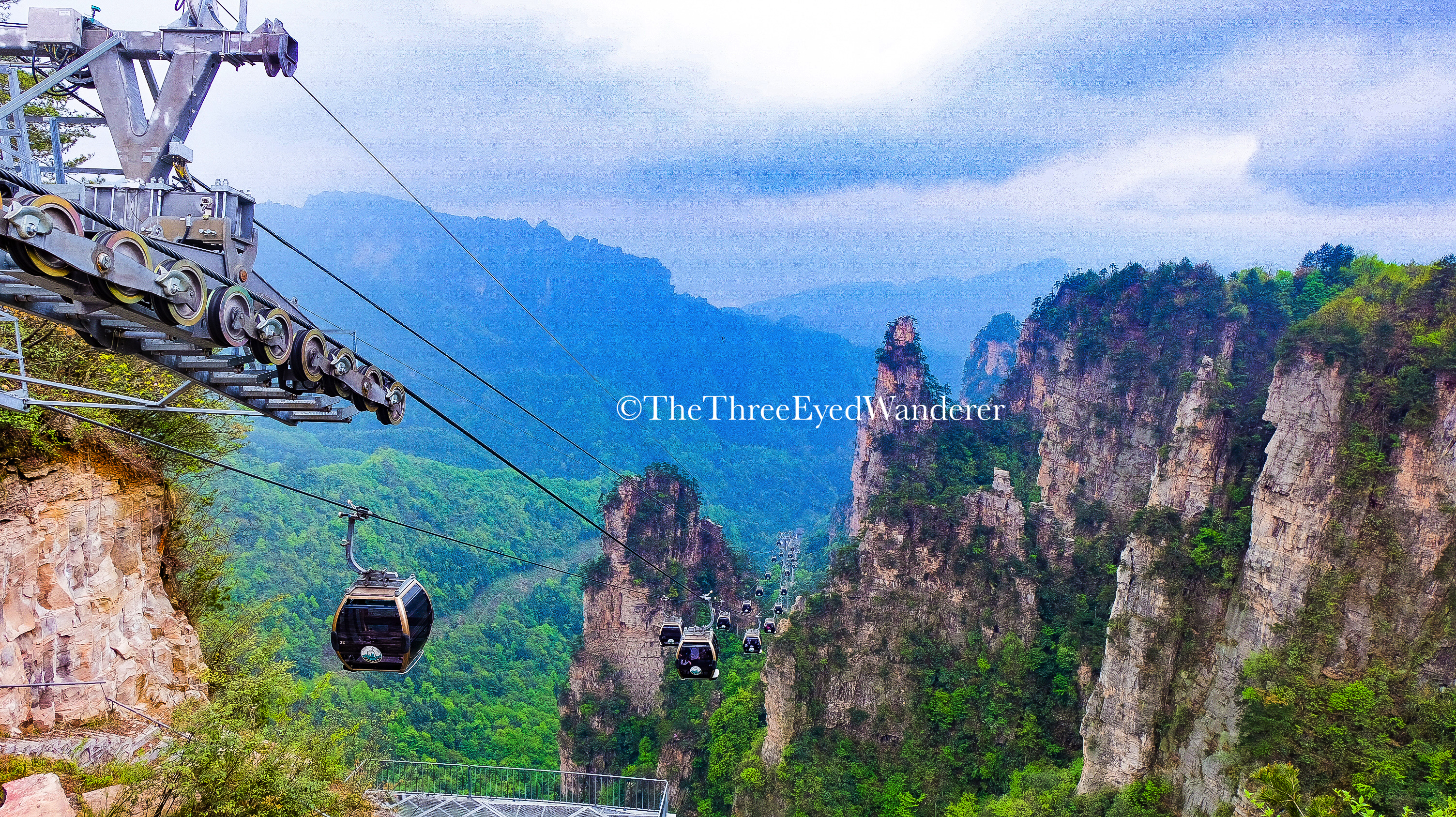 China: The Pillars of Pandora in Zhangjiajie